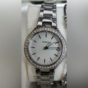 🩶FOSSIL~Blane ~ALL Stainless Steel Women's Watch